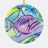 Fischschmuck Keramik Ornament (Vorne)