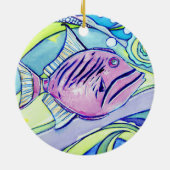 Fischschmuck Keramik Ornament (Hinten)