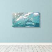 FISCHSCHSCHULE AUF LEINWAND 20 "x 16" (Insitu (Holzboden))