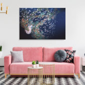 Fischschule 6 leinwanddruck (Insitu (Wohnzimmer))