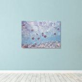 Fischschule 9 leinwanddruck (Insitu (Holzboden))