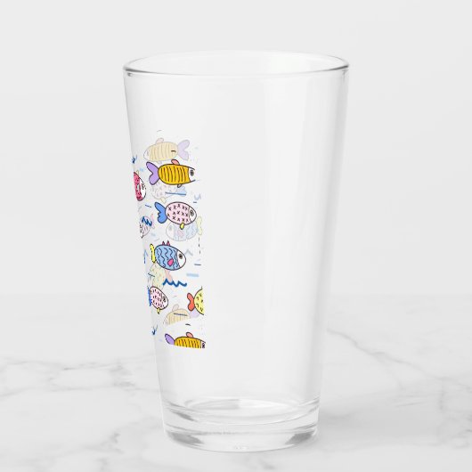 Fischschule Glas (Links)