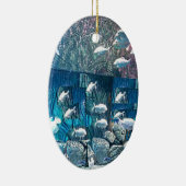 Fischschule im Ozean Keramik Ornament (Rechts)