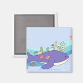 Fischschule in der Unterwasserstadt Magnet (Vorderseite/Rückseite)