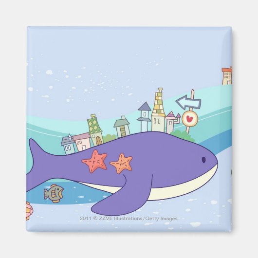 Fischschule in der Unterwasserstadt Magnet (Vorne)