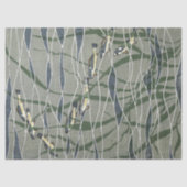 Fischschule in Kelp Seidenpapier (Vorderseite)