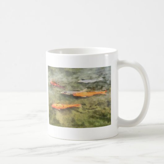 Fischschule Koi Kaffeetasse (Rechts)