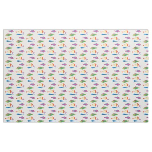 Fischschule Stoff (Yard (91,4 cm))