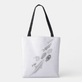 Fischschule Vollständige Tasche (Rückseite)