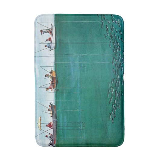 Fischschule von Thornton Utz Badematte (Vorderseite Vertikal)