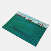 Fischschule von Thornton Utz Fußmatte (Schrägansicht)