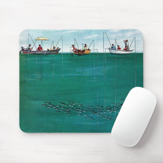 Fischschule von Thornton Utz Mousepad (Mit Mouse)