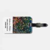 Fischschulen im Riff Gepäckanhänger (Rückseite horizontal)