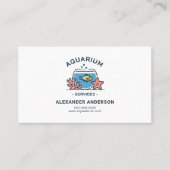 Fischschüssel - Aquarium Services Visitenkarte (Vorderseite)