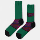Fischschwanz socken (Linkes Detail)