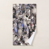 Fischschwarm Badhandtuch Set (Handtuch)