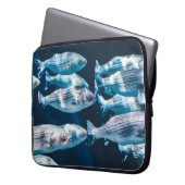 Fischschwarm Laptopschutzhülle (Vorderseite Links)