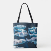 Fischschwarm Tasche (Rückseite)