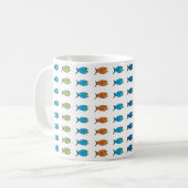 Fischschwarm-Tasse Kaffeetasse (Vorderseite Links)