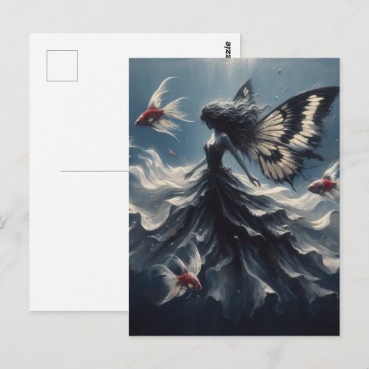 Fischschwärme Postkarte (Vorne/Hinten)