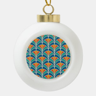 Fischskala: Asiatische Tradition Keramik Kugel-Ornament