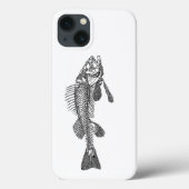 Fischskelett Case-Mate iPhone Hülle (Rückseite)