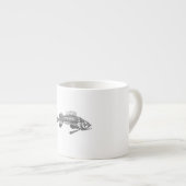 Fischskelett Espressotasse (Vorderseite Rechts)