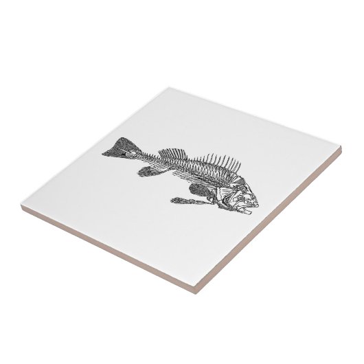 Fischskelett Fliese (Seite)