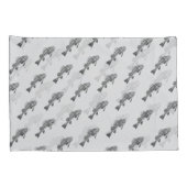 Fischskelett Kissenbezug (Rückseite-Rechts)