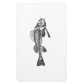 Fischskelett Magnet (Vertikal)