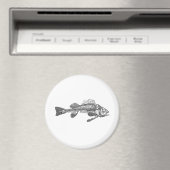 Fischskelett Magnet (In Situ (Geschirrspüler))