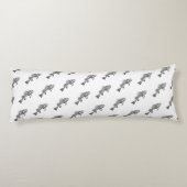 Fischskelett Seitenschläferkissen (Rückseite)