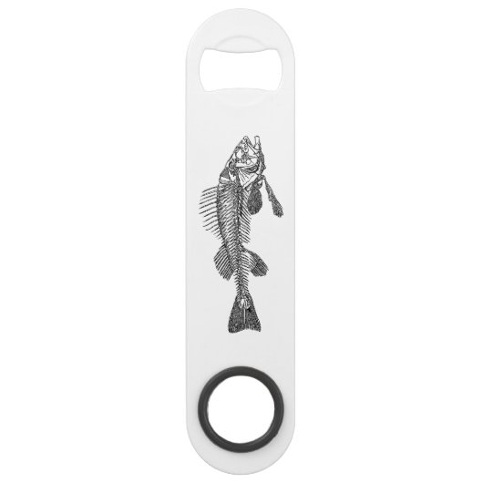 Fischskelett Speed Flaschenöffner (Vorderseite)
