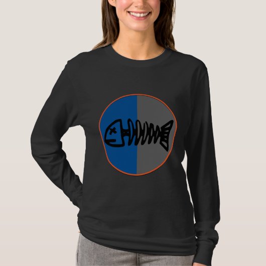 Fischskelett T-Shirt (Vorderseite)