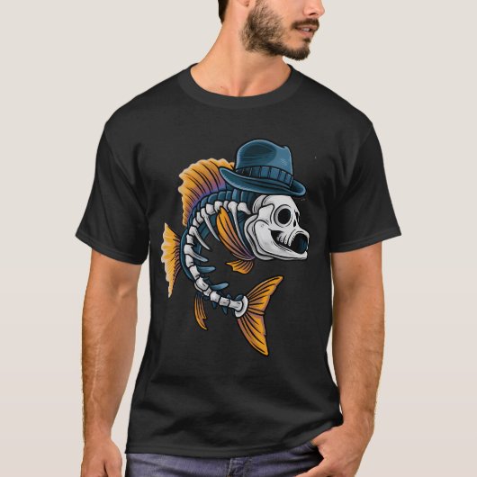 Fischskelett T-Shirt (Vorderseite)