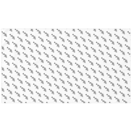 Fischskelett Tischdecke (Vorderseite (Horizontal))