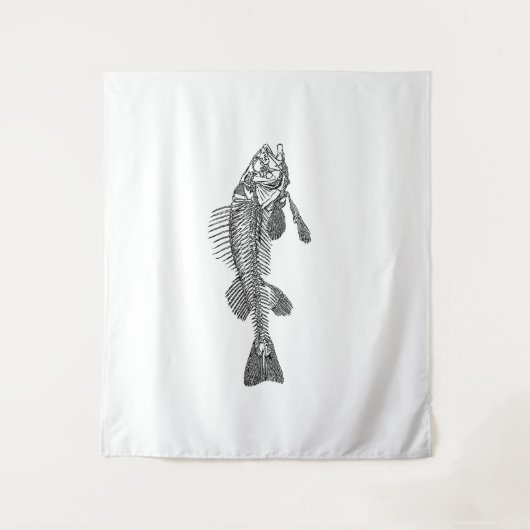 Fischskelett Wandteppich (Vorderseite)