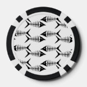 Fischskelette Pokerchips (Rückseite)