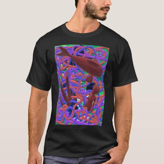 Fischspaghetti T-Shirt (Vorderseite)