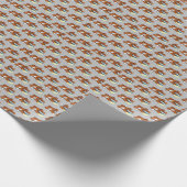 Fischstäbchen Fischstäbchen Fischfänger Tartar Sau Geschenkpapier (Ecke)