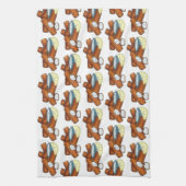 Fischstäbchen Fischstäbchen Fischfänger Tartar Sau Geschirrtuch (Vertikal)