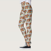 Fischstäbchen Fischstäbchen Fischfänger Tartar Sau Leggings (Links)
