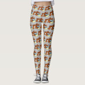 Fischstäbchen Fischstäbchen Fischfänger Tartar Sau Leggings (Vorderseite)