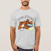 Fischstäbchen Fischstäbchen Fischfänger Tartar Sau T-Shirt (Vorderseite)