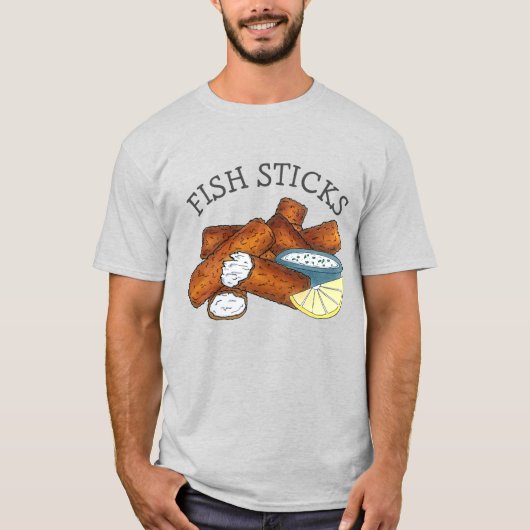 Fischstäbchen Fischstäbchen Fischfänger Tartar Sau T-Shirt (Vorderseite)