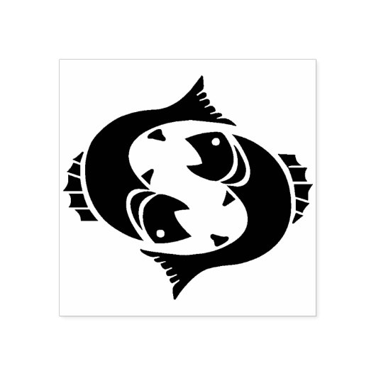 Fischstempel Gummistempel (Prägung)