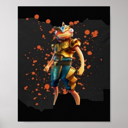 Fischstift Poster (Vorne)