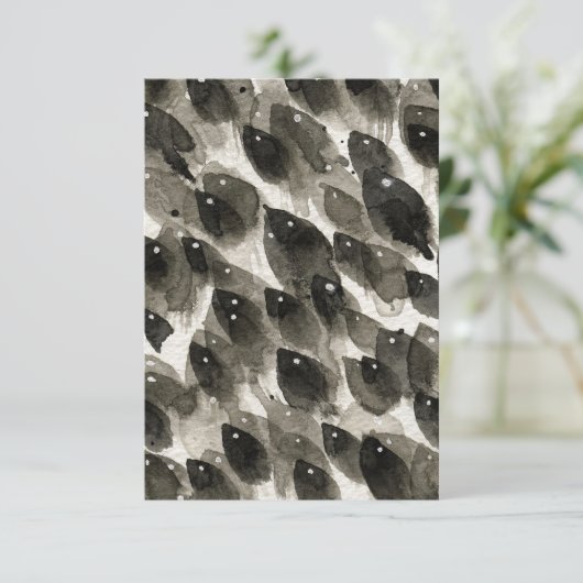 Fischsturm Dankeskarte (Stehend Vorderseite)