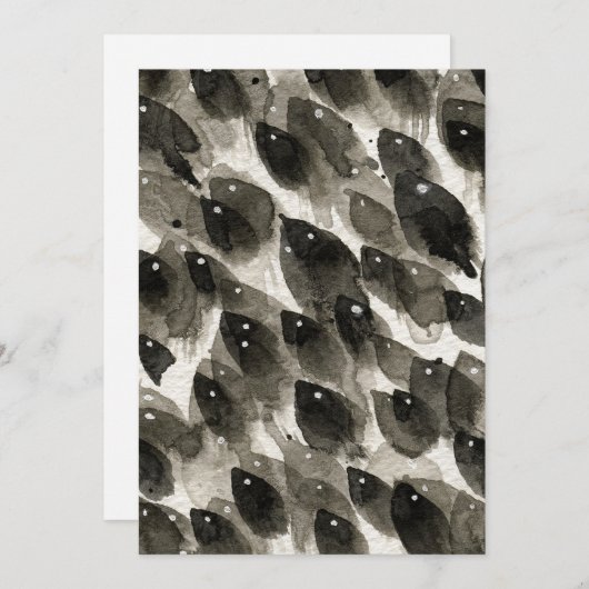 Fischsturm Feiertagskarte (Vorne/Hinten)