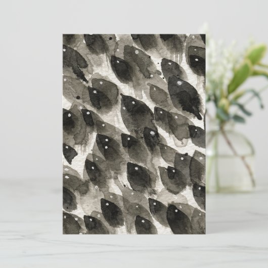 Fischsturm Feiertagskarte (Stehend Vorderseite)